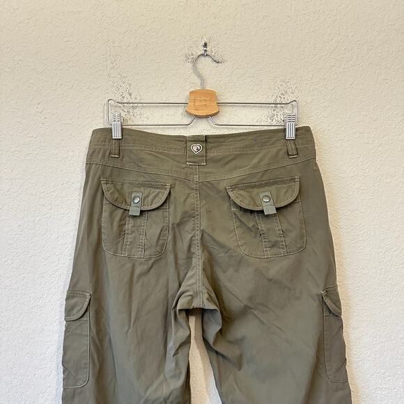 KUHL Splash Roll-Up Pant Olive Green Cargo Straight Camping Hiking - Picture 7 of 16